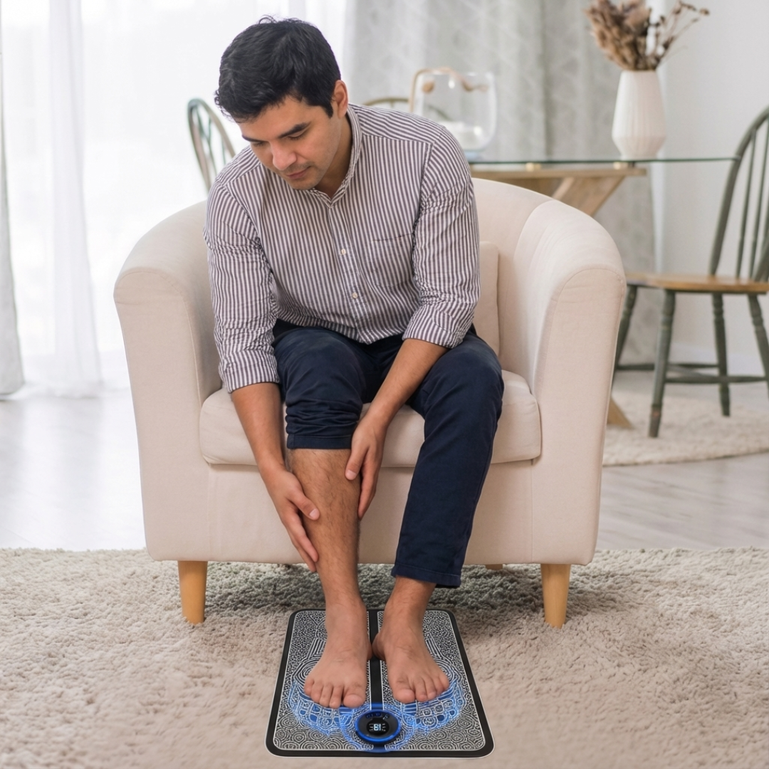 Masajeador de Pies Eléctrico Inteligente con Modos Ajustables